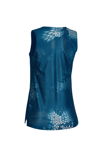 Rekord Run Singlet Cosmos Blue -  Women's